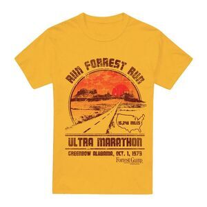 Forrest Gump Mens Ultra Marathon T-Shirt / Gold